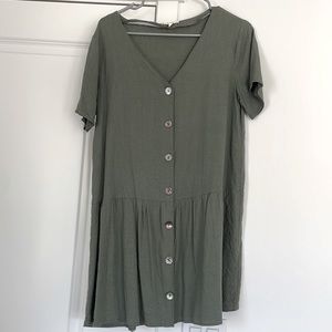 Easel Linen Mini Dress